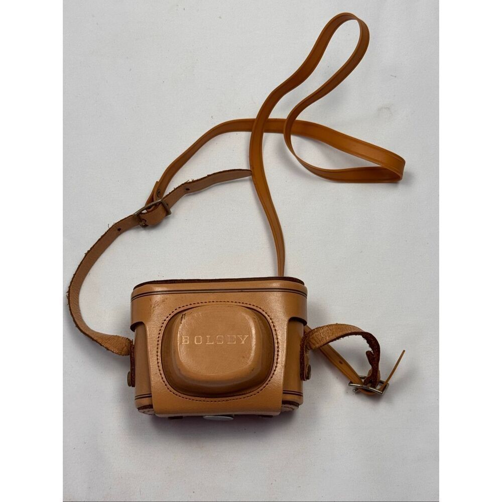 Vintage Bolsey Model B2 35mm Camera Case/Light Brown